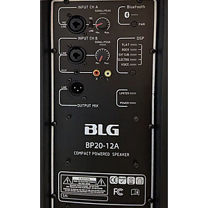 BLG BP20 12A 12 inch Active Speaker with Bluetooth